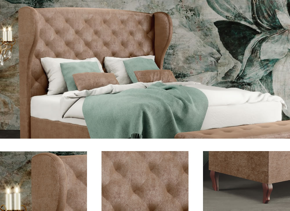 Hlavní znaky postele Chesterfield