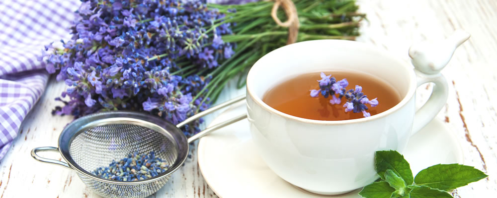 Levandule čaj pro klidný spánek