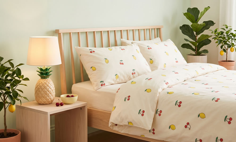 Ložnice motiv ovoce