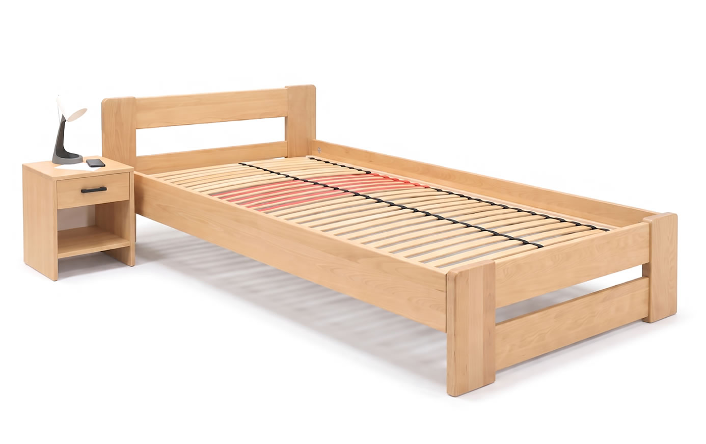 Montáž jednoduché postele Miva s hlavovým čelem