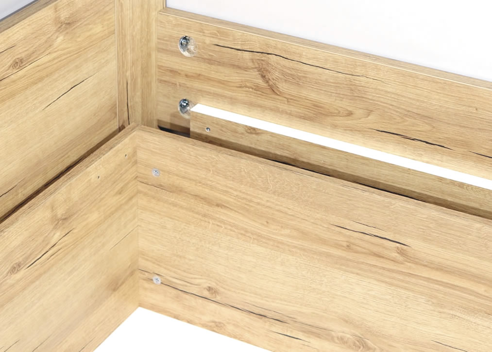 Detail výklopného roštu postele HUGO