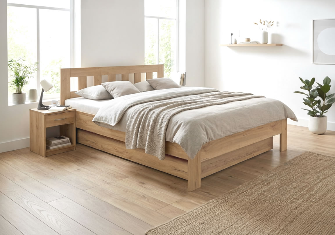 Detail konstrukce postele MALAGA