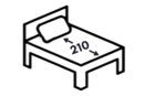 Ložná délka 210cm