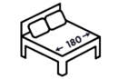 Ložná šířka 180cm