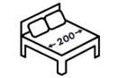 Ložná šířka 200cm
