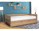Postel s vyklápěcím roštem Darvin 100x200, masiv buk Postel s vyklápěcím roštem Darvin 100x200, masiv buk