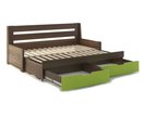 Rozkládací postel s úložným prostorem FLEXI B, lamino