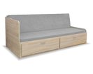 Rozkládací postel MINDES 90 pravá - levá, dub sonoma Rozkládací postel MINDES 90 pravá - levá, dub sonoma