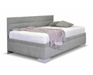 Čalouněná postel Niobe s dlouhým čelem, 140x200 cm