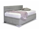 Čalouněná postel Niobe s dlouhým čelem, 90x200 cm