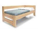 Postel jednolůžko z masivu Ela, Pravá, masiv buk