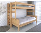 Poschoďová postel JUNIOR,120x200, LEVÁ , masiv buk