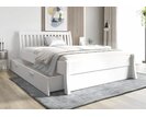 Dřevěná postel Nordica bílá, 160x200cm, masiv borovice Dřevěná postel Nordica bílá, 160x200cm, masiv borovice