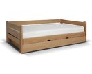 Postel s vyklápěcím roštem Darvin 120x200, masiv buk