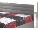 Čalouněná postel s čely a úložným prostorem Elite, 140x200 cm Čalouněná postel s čely a úložným prostorem Elite, 140x200 cm