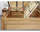 Zvýšená postel s úložným prostorem Klementin, masiv buk