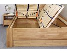 Postel s úložným prostorem Trinity 2, masiv buk