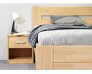 Postel s úložným prostorem Trinity, 80x200, 90x200, masiv buk