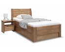 Postel z masivu buku s úložným prostorem Concepta