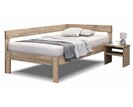 postel jednolůžko Tiffany 120x200, masiv buk, Levá