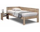 Rohová postel z masivu buku Timea pravá