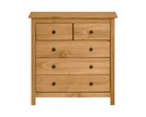 Komoda 5 zásuvková IA8091V, masiv borovice Komoda 5 zásuvková IA8091V, masiv borovice