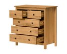 Komoda 5 zásuvková IA8091V, masiv borovice Komoda 5 zásuvková IA8091V, masiv borovice