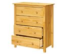Komoda - 4 zásuvková IA9132, masiv borovice Komoda - 4 zásuvková IA9132, masiv borovice