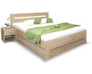 Manželská postel s úložným prostorem, boční výklop LADA 160x200, 180x200
