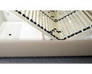 Zvýšená čalouněná postel s úložným prostorem Lyoneta, 120x200, světle hnědá Zvýšená čalouněná postel s úložným prostorem Lyoneta, 120x200, světle hnědá