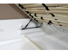 Zvýšená čalouněná postel s úložným prostorem Lyoneta, 140x200, světle hnědá Zvýšená čalouněná postel s úložným prostorem Lyoneta, 140x200, světle hnědá