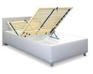 Zvýšená čalouněná postel s úložným prostorem Lyoneta, 90x200, světle šedá Zvýšená čalouněná postel s úložným prostorem Lyoneta, 90x200, světle šedá