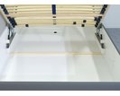 Zvýšená válenda s úložným prostorem Roneta, 140x200, tmavě šedá Zvýšená válenda s úložným prostorem Roneta, 140x200, tmavě šedá