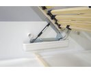 Zvýšená válenda s úložným prostorem Roneta, 140x200, tmavě šedá Zvýšená válenda s úložným prostorem Roneta, 140x200, tmavě šedá