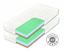 Zdravotní matrace Bezva BINGO SOFT   20cm, 80x210cm, 130kg, líná pěna, 1+1 Zdarma
