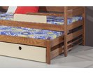 Poschoďová postel s přistýlkou a úložným prostorem pro 3 děti NATY3, masiv borovice Poschoďová postel s přistýlkou a úložným prostorem pro 3 děti NATY3, masiv borovice