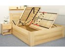 Vysoká postel s úložným prostorem Floria, 160x200, 180x200, masiv buk Vysoká postel s úložným prostorem Floria, 160x200, 180x200, masiv buk