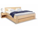 Postel z masivu s úložným prostorem SENÁTOR, masiv buk