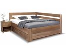 Manželská postel s úložným prostorem Valentin Levá
