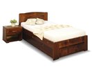 Postel z masivu s úložným prostorem Justina, 90x200, masiv smrk Postel z masivu s úložným prostorem Justina, 90x200, masiv smrk