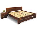 Dřevěná postel s rošty Jirka, 160x200, 180x200, masiv smrk Dřevěná postel s rošty Jirka, 160x200, 180x200, masiv smrk