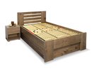 Zvýšená postel s úložným prostorem ROSA, masiv smrk, 120x200 Zvýšená postel s úložným prostorem ROSA, masiv smrk, 120x200