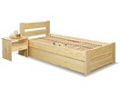 Dřevěná postel s úložným prostorem Hanka, masiv borovice Dřevěná postel s úložným prostorem Hanka, masiv borovice