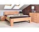Dřevěná postel z masivu Kleopatra 1, 160x200, 180x200, masiv buk