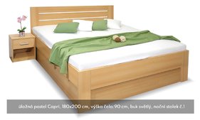 Postel s úložným prostorem Capri 180x200