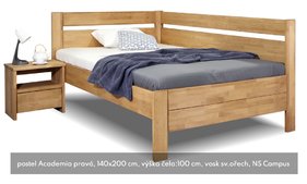 Postel academia pravá 140x200
