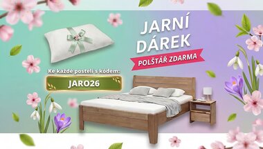 Oslavte s námi JARO – k nové posteli získáte dárek zdarma!