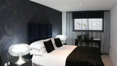 Černé doplňky do ložnice - moderní a elegantní