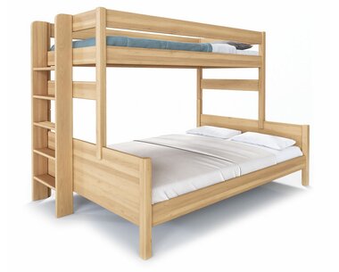 Poschoďová postel JUNIOR,160x200, LEVÁ , masiv buk Poschoďová postel JUNIOR,160x200, LEVÁ , masiv buk