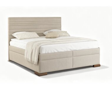 Americká postel boxspring NUVIA 200x200cm, s matracemi a úložným prostorem  Americká postel boxspring NUVIA 200x200cm, s matracemi a úložným prostorem